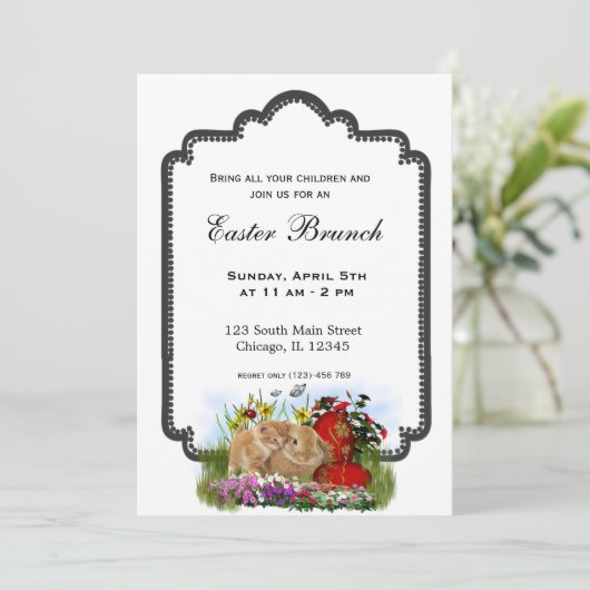 PaasBrunch Kaart (Staand voorkant)