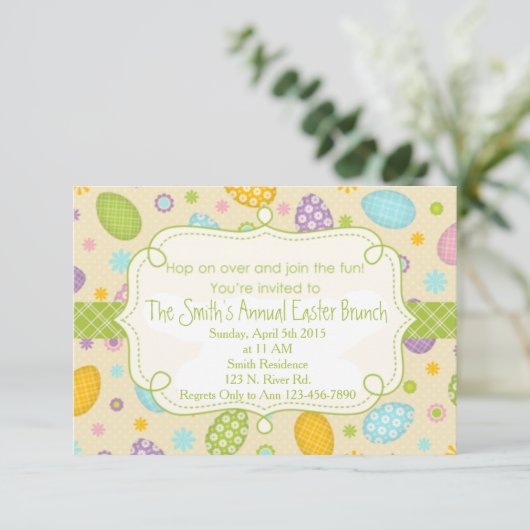 PaasBrunch Kaart (Staand voorkant)