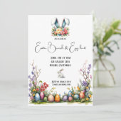 paasbrunch kaart (Staand voorkant)