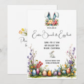 paasbrunch kaart (Voorkant / Achterkant)