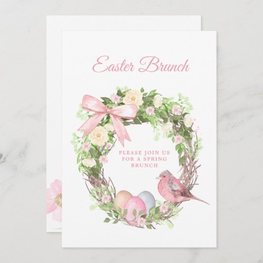 PaasBrunch Kaart (Voorkant / Achterkant)