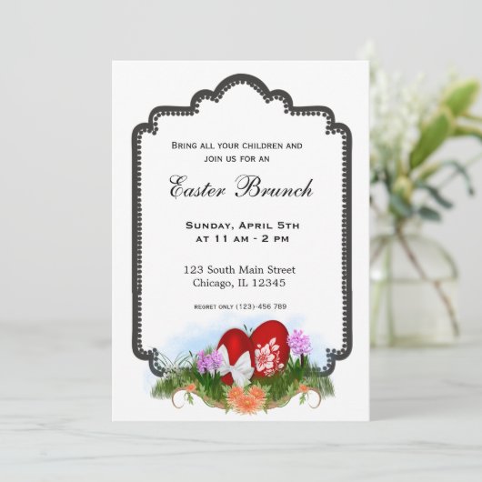 PaasBrunch Kaart (Staand voorkant)