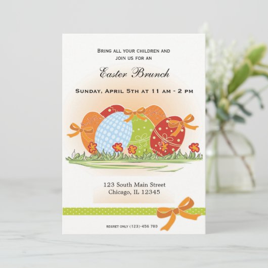 PaasBrunch Kaart (Staand voorkant)