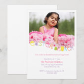 Paasbrunch Kinder foto Paasfeest kleurrijk Kaart (Voorkant / Achterkant)