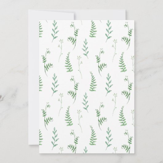 Paasbrunch met konijn kaart (Achterkant)