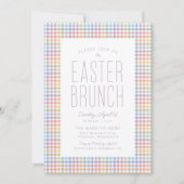 Paasbrunch-pastelgide lijst, eenvoudig zoet kaart (Voorkant)