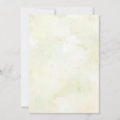 Paasbrunch Schattige Pastel Bunny Waterverf Bloeme Kaart (Achterkant)