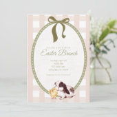  paasbrunch uitnodiging (Staand voorkant)