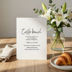 Paasbrunch uitnodiging   Moderne Elegante Lente