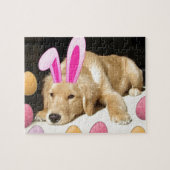 Paasbrupje voor Golden Retriever Legpuzzel (Horizontaal)