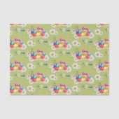 Paasbundel en eierspatweefsel tissuepapier (Voorkant)