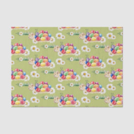 Paasbundel en eierspatweefsel tissuepapier