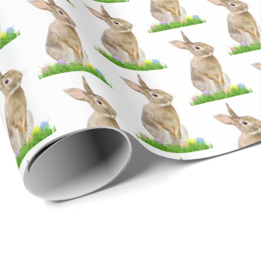 Paasbundel en eitjes in wit cadeaupapier (Rol Hoek)