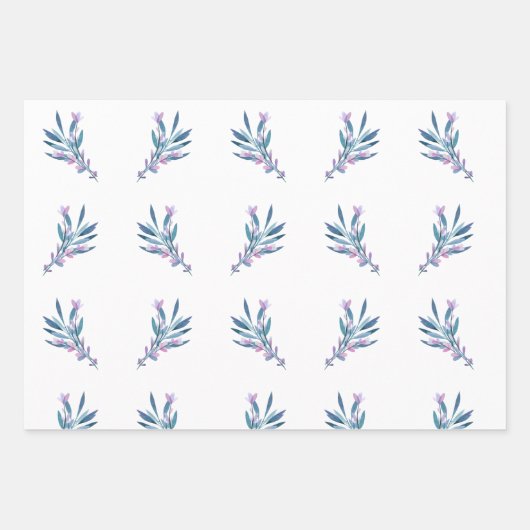  paasbundel en eitjes  inpakpapier vel (Voorkant 2)