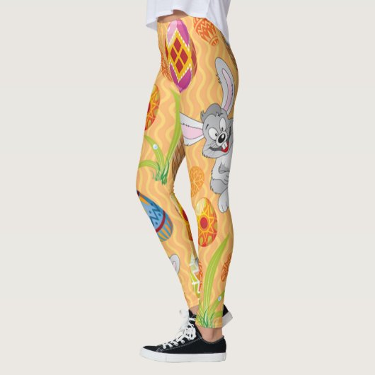 paasbundel en kleurrijke eieren leggings (Links)