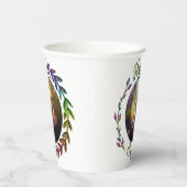 paasbundel en kuiken met eimanden papieren bekers (Rechts)