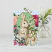  paasbundel en kuileieren feestdagenkaart (Staand voorkant)