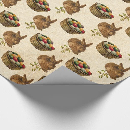  paasbundel en mandarijnenpakket cadeaupapier (Hoek)