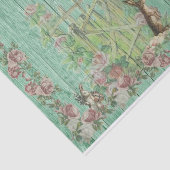 paasbundel en meisje in Roos tuin Tissuepapier (Detail)