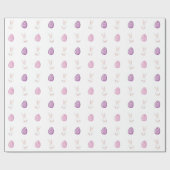 Paasbundel- en paaseieren cadeaupapier (Vlak)