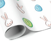 Paasbundel- en paaseieren cadeaupapier (Rol Hoek)