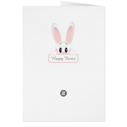 Paasbundel en paaseieren in lichtblauw (Achterkant)