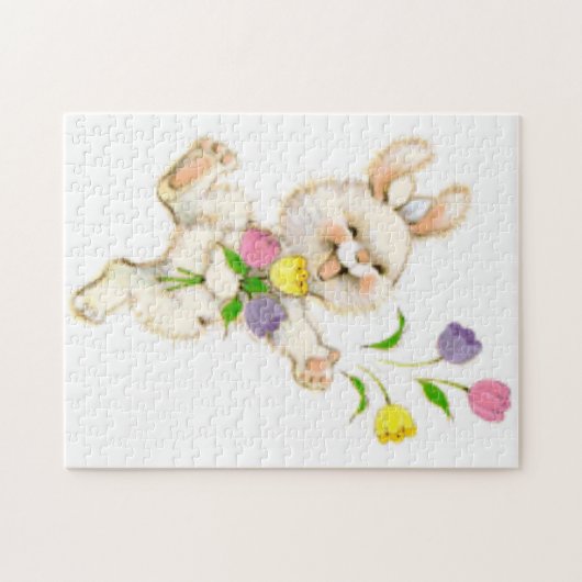 paasbundel en tulpen legpuzzel (Horizontaal)