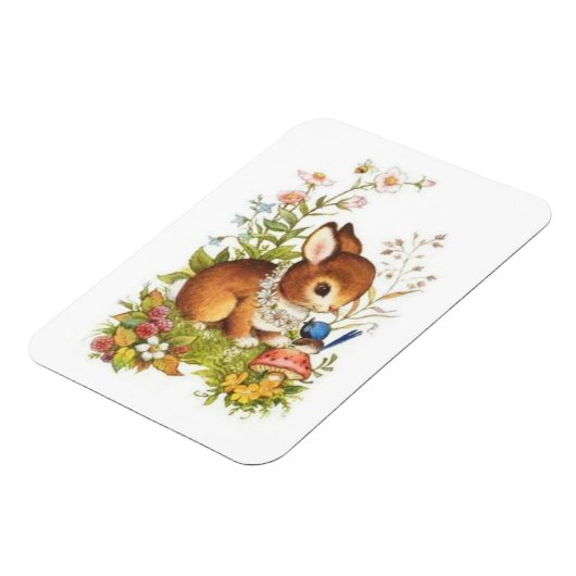  paasbundel in bloemen magneet (Linkerzijde)