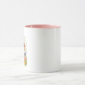 paasbundel in bloemen mok (Midden)