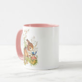 paasbundel in bloemen mok (Voorkant links)