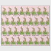 paasbundel in gras met eieren cadeaupapier (Vlak)