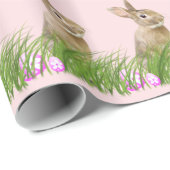 paasbundel in gras met eieren cadeaupapier (Rol Hoek)