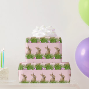 paasbundel in gras met eieren cadeaupapier