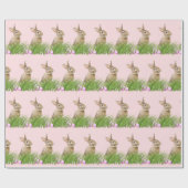 paasbundel in gras met eieren cadeaupapier (Vlak)