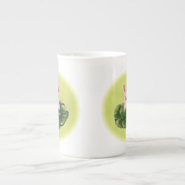 Paasbundel in rond kool porselein kop