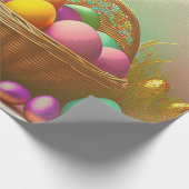 paasbundel met Collectie in mandje Cadeaupapier (Hoek)