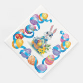 paasbundel met eieren servet (Hoek)