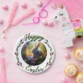 paasbundel met eimandje papieren bordje (Feest)