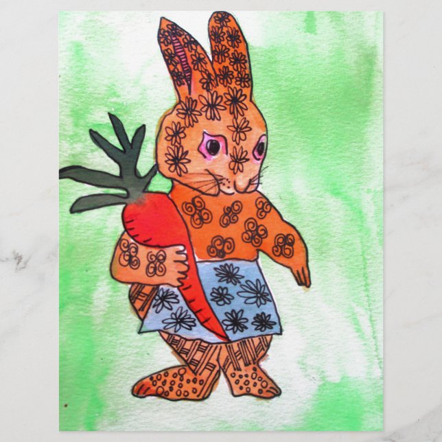 Paasbundel met oranje wortel (Voorkant)
