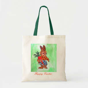 Paasbundel met oranje wortel tote bag