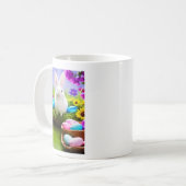 paasbundel met paaseimandje koffiemok (Voorkant links)