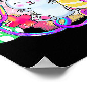 paasbundel met stethoscoop en paaseieren poster (Hoek)