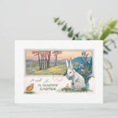 paasbundel met telefoon feestdagenkaart (Staand voorkant)