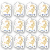 paasbundel op scooter sticker (Voorkant)