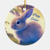 Paasbundel, paastijd, gelukkig - aanpasbaar keramisch ornament (Voorkant)