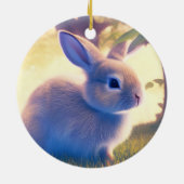 Paasbundel, paastijd, gelukkig - aanpasbaar keramisch ornament (Achterkant)