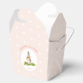 Paasbundel roze paascadeau voor sneller draagtas bedankdoosjes (Geopend)