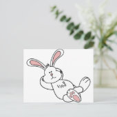 Paasbundel uitkoelen feestdagenkaart (Staand voorkant)