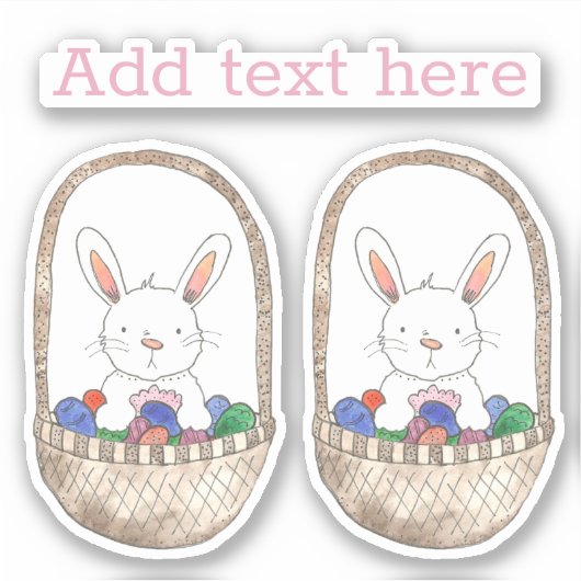 Paasbundel voor kinderen sticker (Voorkant)