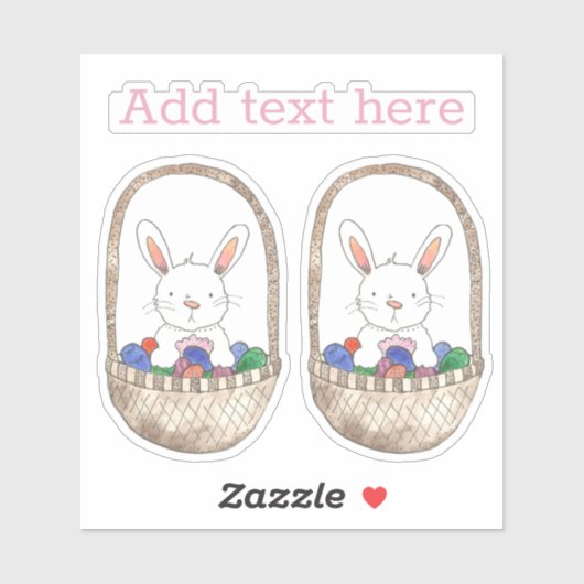 Paasbundel voor kinderen sticker (Vel)